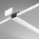 Aluminum profile of hidden installation LED Strip Alm011S-2M, 200x6.1x1.4 cm, silver color