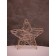 Figure Light "Zvezda", 20x20x4 cm, 15 LED, AAX2 batteries (not in set.), Glows warm white