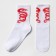 Socks "Red Dragon", white color, size 25