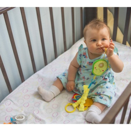Stretching - Soft rattle on the crib/stroller "Avocado", I crush me-13