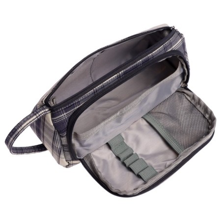 School "Scottish" at a zipper 2 departments, gray-blue-8