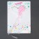 Topper "Heart", pink color, white