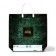 Package "Emerald New", polyethylene with a plastic pen, 35x35 cm, 100 μm