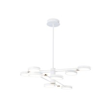Светильник светодиодный подвесной Ambrella light, LineTech, FL51642, 8хLED, 67 Вт, 5025Lum, 3000-6400К, цвет белый, золото