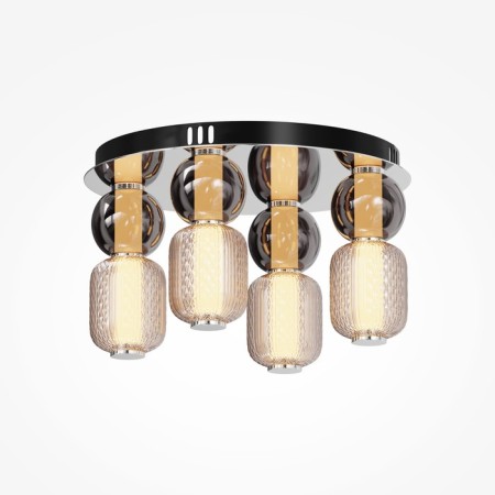 Ceiling Lamp Maytoni Mod273CL-L60CH3K, LED, 60W, 43x43x25.5 cm, 7000lm, color chromium