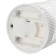 Nightlight "lantern with a candle" LED from batteries 2haa white 9.5x9.5x25.5 cm Risalux
