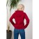 Female sweatshirt, size 52, emerald melange color