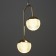 Lamp Bayerlux "Jaso" 2hLED 40W gold 23x12x43 cm