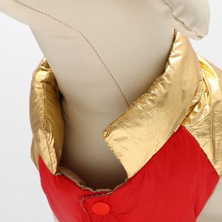 Jacket for dogs with weighting size 14 (DS 32, OG 42, Osh 31), gold-red-3