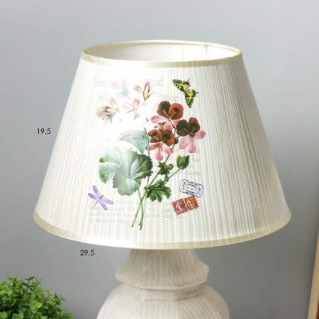 Lamp table ceramics "Bouquet of wildflowers" E27 220V 47x30x30 cm Risalux-3