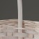Wicker basket, 20 x 11/35 cm, white, bamboo