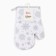 Mittens shares of snowflakes silver 26*16 cm, 100% p/e