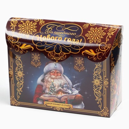 Sweet children's New Year's gift "Santa Claus", sweets + SKIM, 500 g-7
