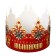 Crown carnival "Beautiful anniversary", cardboard, 64 x 13.8 cm.
