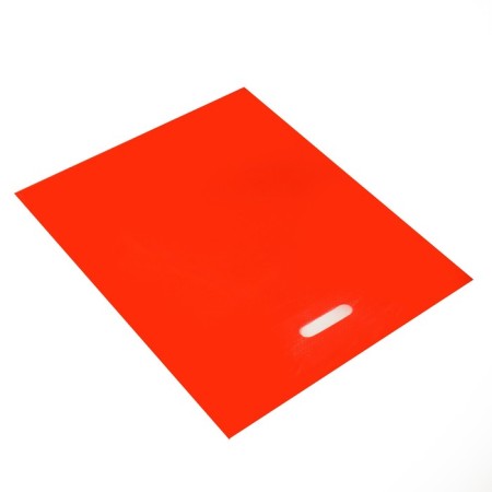 Polyethylene package with a cut pen, red 40-50 cm, 30 microns-1