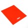 Polyethylene package with a cut pen, red 40-50 cm, 30 microns