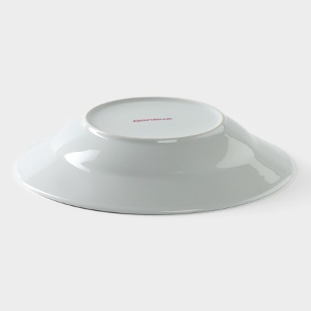 Plate ceramic deep shade "Sakura", 600 ml, d = 20.5 cm, white color-2