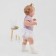 Skirt children's baby I "stars" white, 17 cm