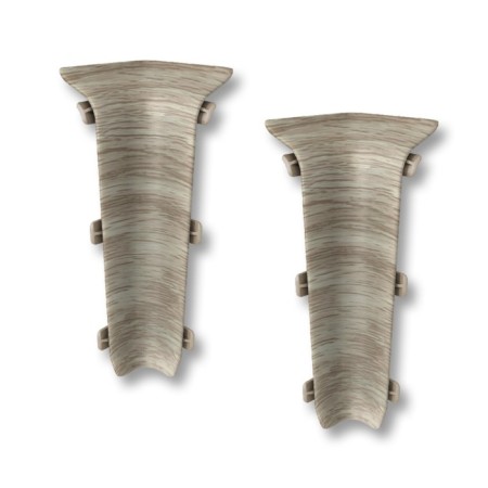 Inner lexide angle 80mm oak latte (2pcs/blister)