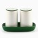 New Year! Set for spices ceramic "New Year's deer", 12x6.5x7 cm, white color