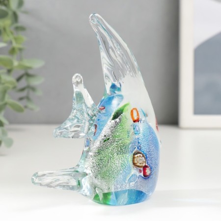 Souvenir glass "Multicolor fish" for Murano glass MIX 3x11x10 cm-2