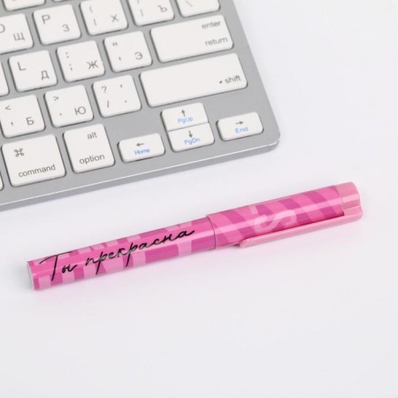 Set "since March 8": notebook and pen Plastic-7