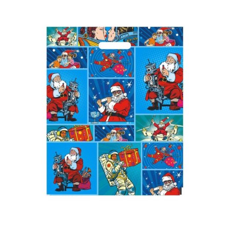 Package "Field New Year", plastic with a cut pen, 38x47 cm, 60 μm