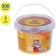 Sand for modeling "Magic sand", green, 500 g, 2 forms.