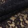 Lace elastic fabric, 190 mm × 2.7 ± 0.5 m, black color
