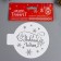 Plastic stencil "Happy New Year" d10 cm