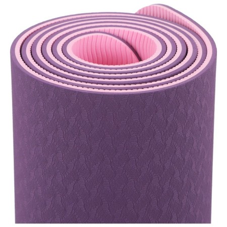 Yoga mat 183 × 61 × 0.8 cm, two -tone, purple color-13