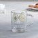 Glass Avocado Glass, 200 ml, without packaging, Mix drawing