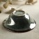 Piro ceramic bowl, 120 ml, 12 × 4.5 cm, green color