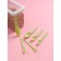 A set of measured spoons of the share "Grace", 6 pcs, 13 × 3 cm, color mix