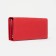 Women's wallet on magnets, red color