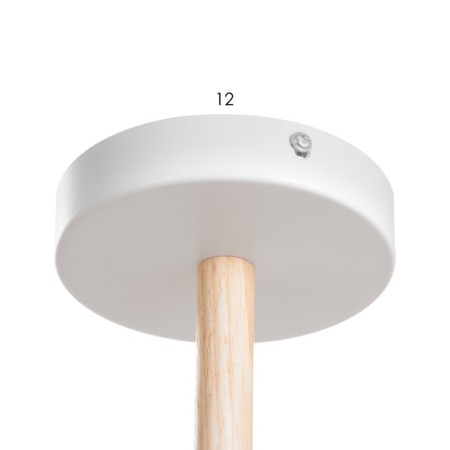Paula chandelier 5x60W E27 white, tree 58x58x30cm-4