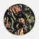 Wall clock, series: interior, "leaves", discrete move, d-23.5 cm