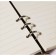 Organizer on the rings A5, 80 sheets, leatherette, line, with a knife, gray