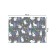 A set of napkins for setting the rabbit table, rectangular, size 32x46 cm, 4 pcs