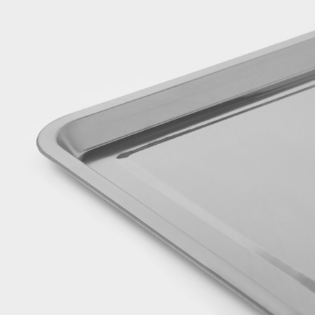 Stainless steel tray 40 × 30 × 2 cm (+/- 1cm)-1