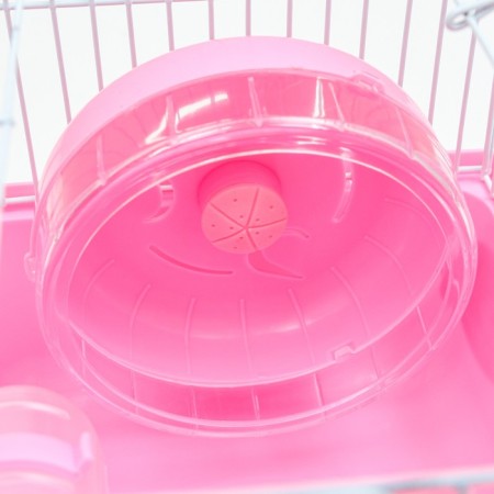 The cage for rodents "Pigzon", 23 x 17 x 17 cm, pink-4