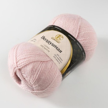 Yarn "air" 25%Merinos. wool, 25%wool, 50%acrylic 370m/100g (067 powder)-1