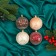 Set of balls plastic D-8 cm, 4 pcs "Madison" mix