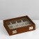 Steam for jewelry "Casket" 12 cells, 16 × 21 × 5 cm, gray color in a tree