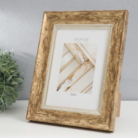 Photo frame Plastic "Mira" 15x21 cm, 674453-6, (plastic screen)-1