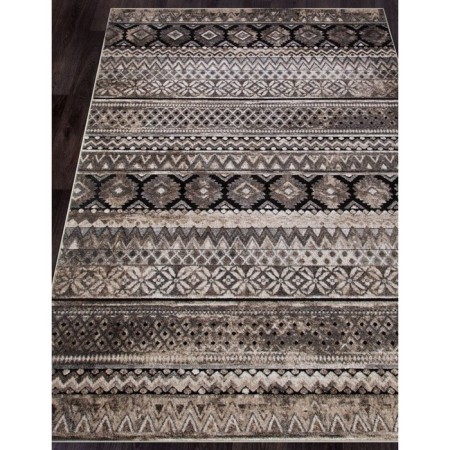 Rectangular carpet Merinos Ibiza, size 200x290 cm, color-black color-1