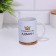 Sublimation mug "His Majesty Admin", with application