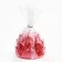 Figure candle "Lotus", 6.6x6.5 cm, red