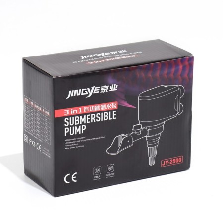 Aquarium pump Jingye JY-2500, 2800 l/h, 35 W, water lifting height 2.8 m-7