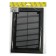 Ventilation grate "Vento" 2030VR, 200x300 mm, with a grid, detachable, graphite